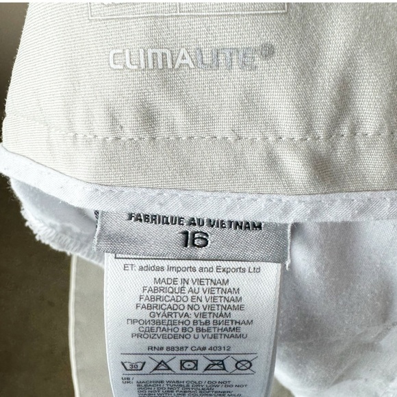 Adidas ClimaLite Neutral Hook and Bar Golf Pant Plus Size 16 - Picture 5 of 7